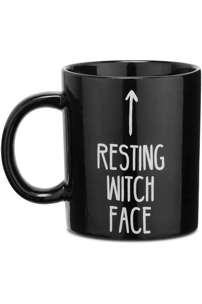 Embrace the Mystic Beauty of the Resting Wiccan Face Mug